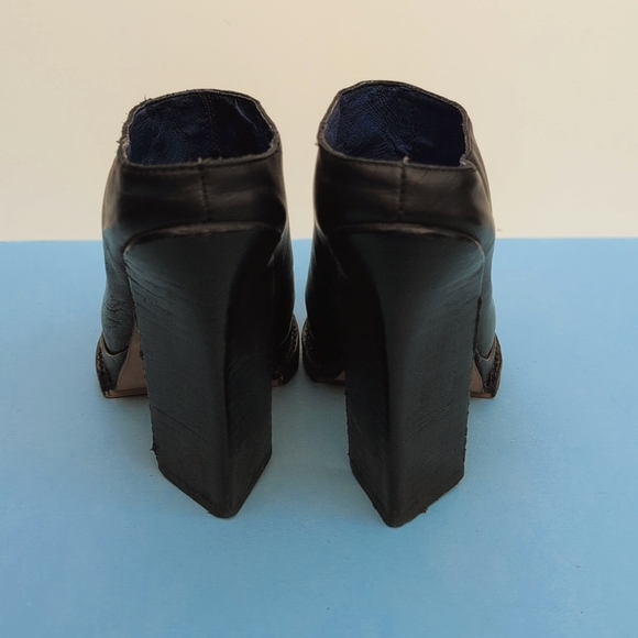 Jeffrey Campbell Ibiza mules, black, genuine leather, size 10 - Picture 5 of 13